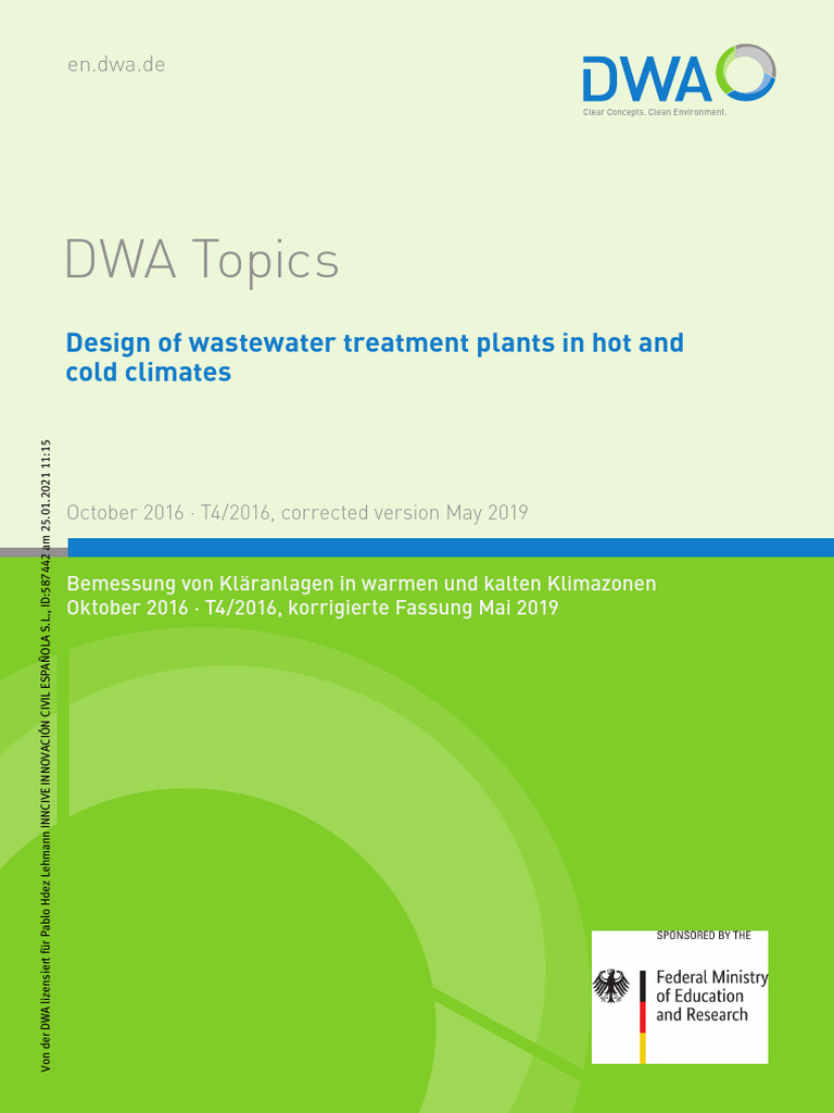 Wastewater Treatment Design Guide | PDF | Sewage Treatment ...