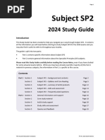 SA3 Actuarial Exam Study Guide 2024 | PDF | Insurance | Actuarial Science