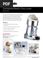 Download Ceado S98 Citrus Juicer Dec 2010 by sergiolbd SN86658230 doc pdf