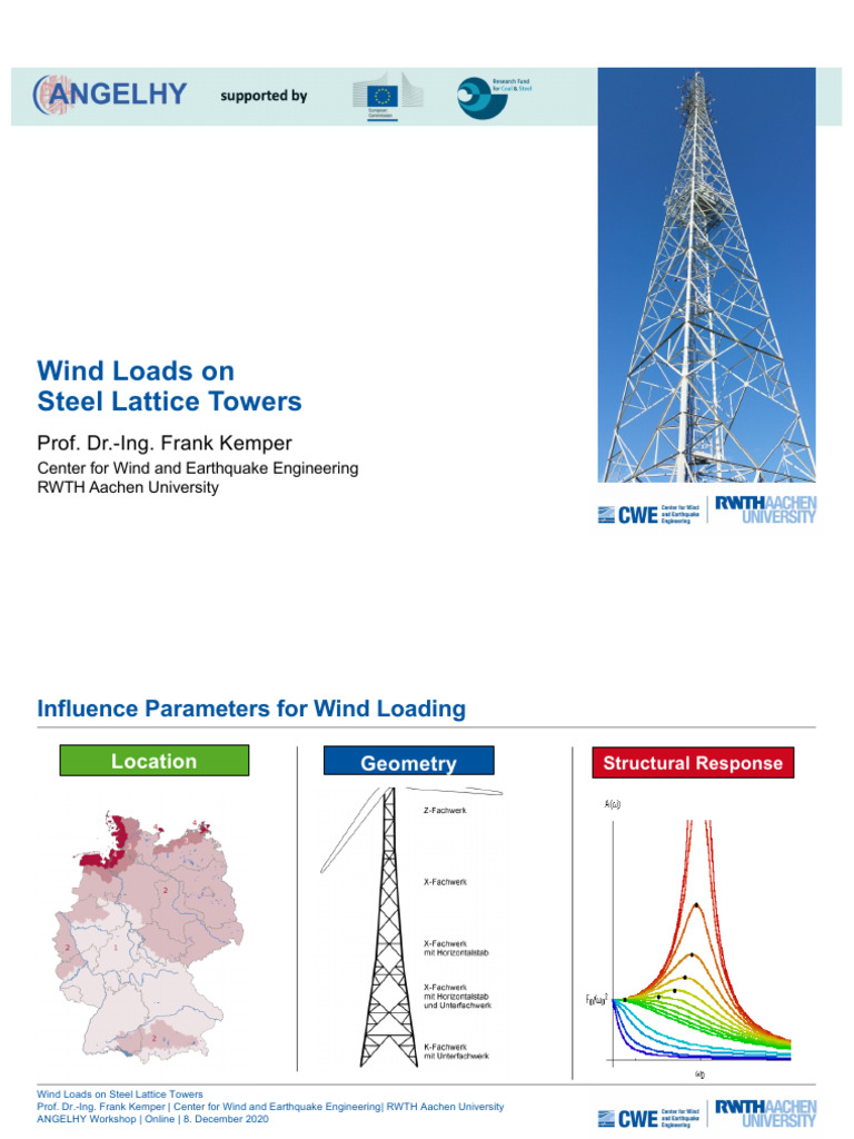 07-Kemper WindLoadLattice Handout | PDF | Earthquake Engineering | Wound