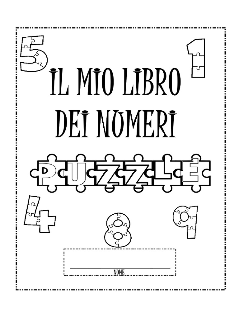 Homeschooling Per Due: I numeri puzzle