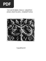 Download TheDecipheredIndus-HarappanIndo-AnatolianInscriptionsbyVijayaBhaaratiSN86660649 doc pdf