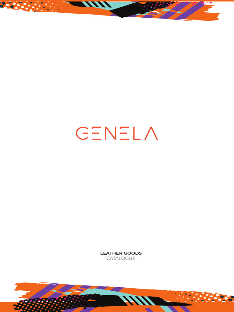 GENELA Catalogue Automotive Leather Goods 2025 | PDF | Notebook