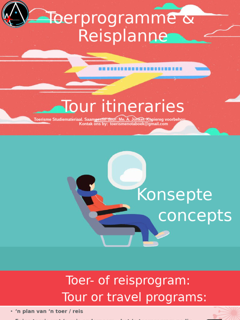 DM 11.3.7 Tour Itineraries - Toerprogramme | PDF