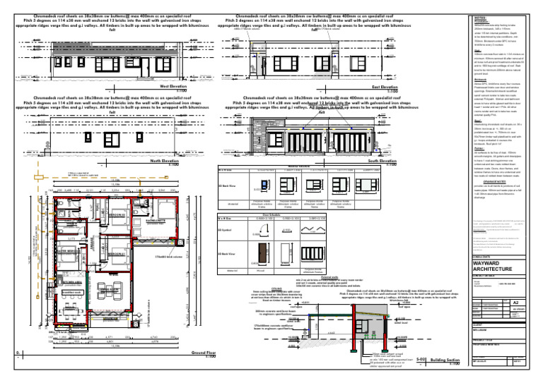 Proposed New Residential Building Plans | PDF | Wall | Roof