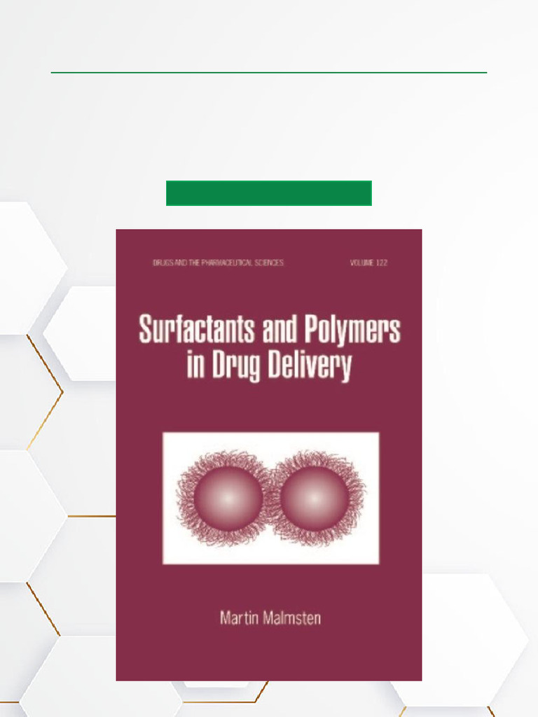 Surfactants & Polymers in Drug Delivery | PDF | Dielectric | Liquid Crystal