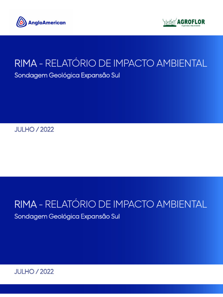 RIMA: Impactos da Sondagem Geológica | PDF | Ambiente natural | Morcego