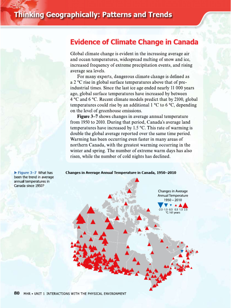 Climate Change Impact in Canada | PDF | Climate Change | Climate