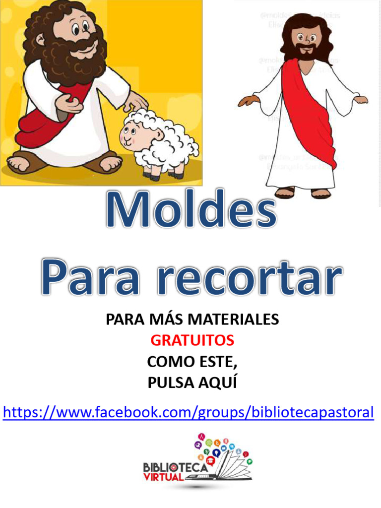Moldes de Jesús para Imprimir y Recortar | PDF