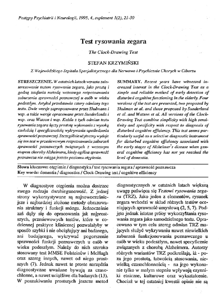 test-rysowania-zegara-pdf-pdf