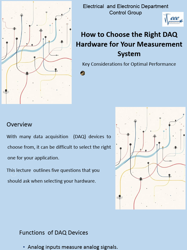 Selecting Optimal DAQ Hardware Guide | PDF | Data Acquisition ...