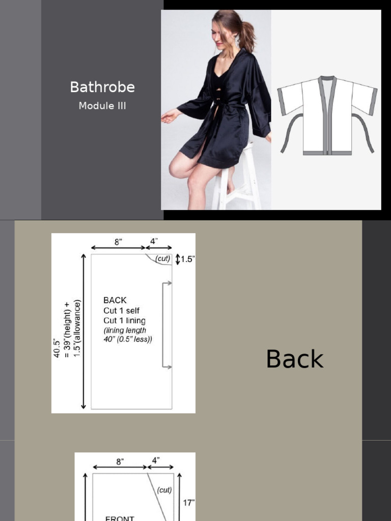 Module Iii - Bath Robe | PDF