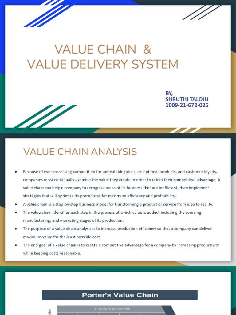 Value Chain & Value Delivery System | PDF | Supply Chain | Strategic ...