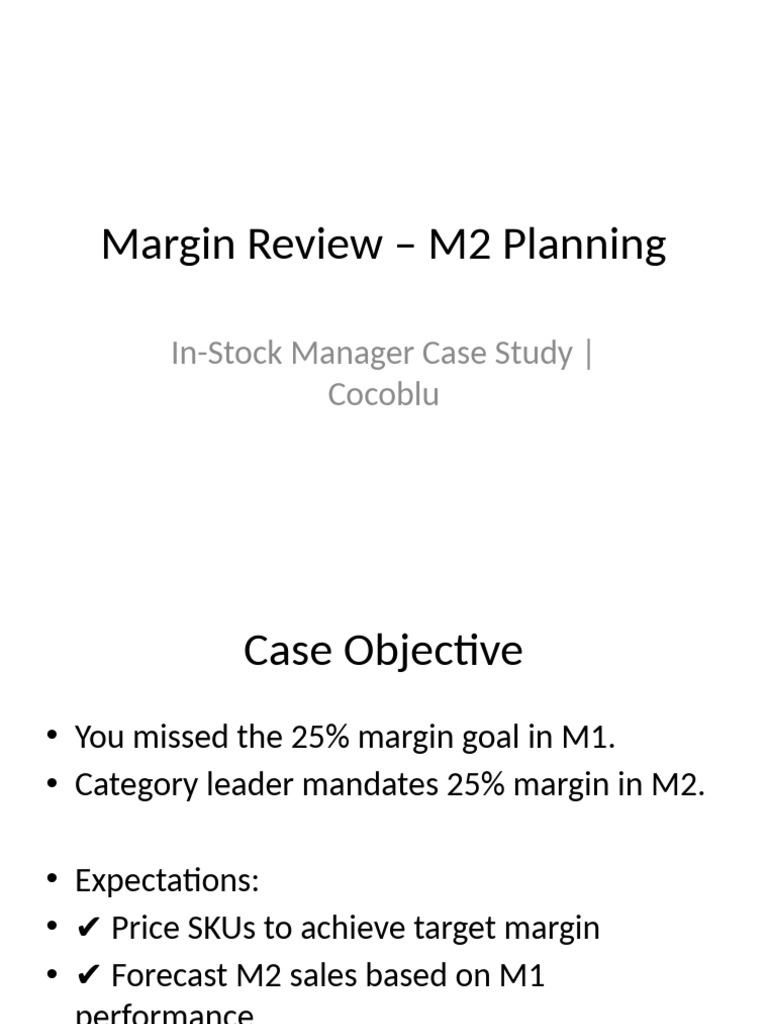 Margin Review Solution | PDF