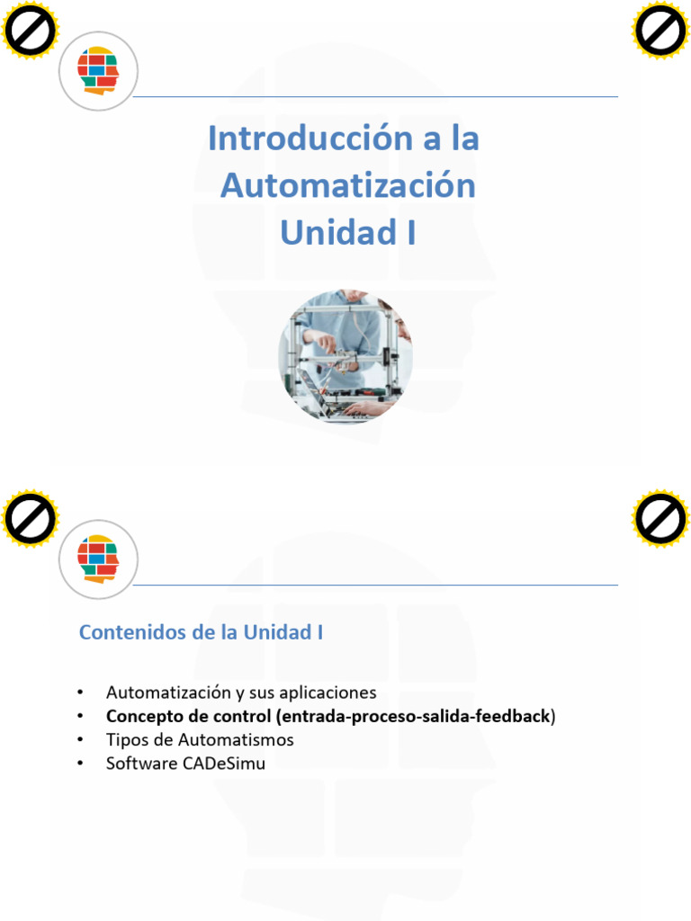 B-Unidad I - Concepto de Control 7°TEM | PDF | Neumática | Automatización