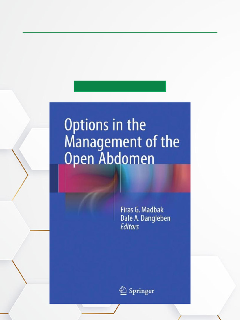 Open Abdomen Management Techniques | PDF | Medical Specialties ...