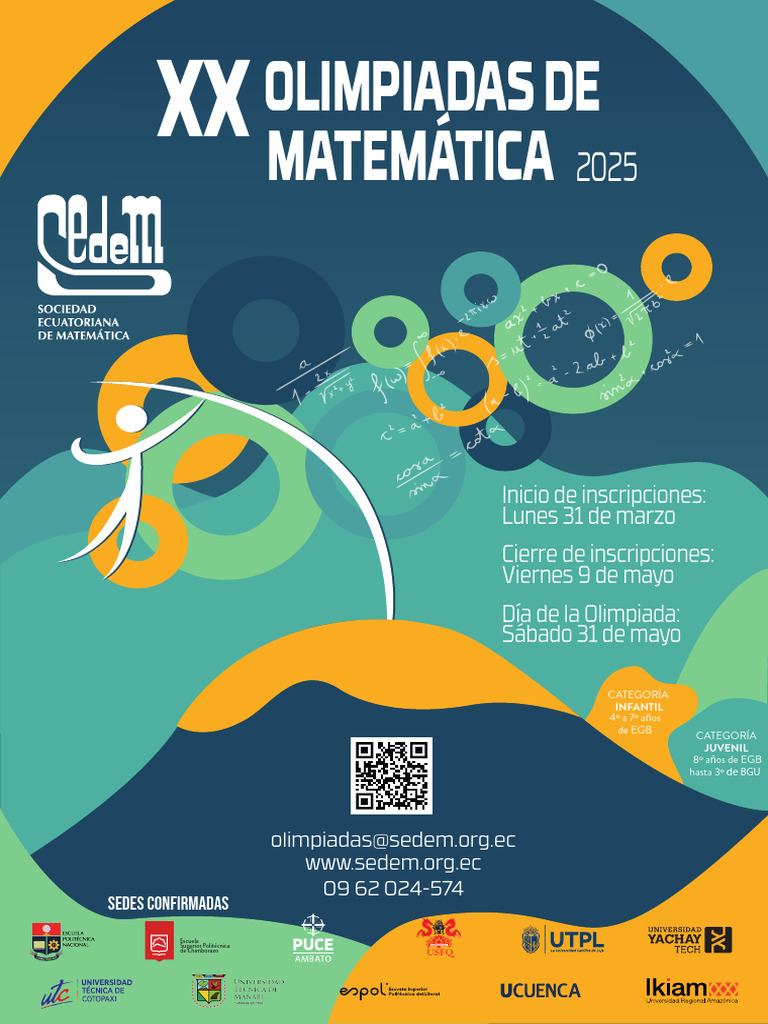 Cartel Olimpiadas Matemáticas 2025 | PDF