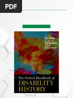 The Oxford Handbook of Disability History | PDF
