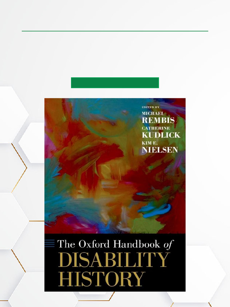 Oxford Handbook of Disability History | PDF | Disability | Privacy