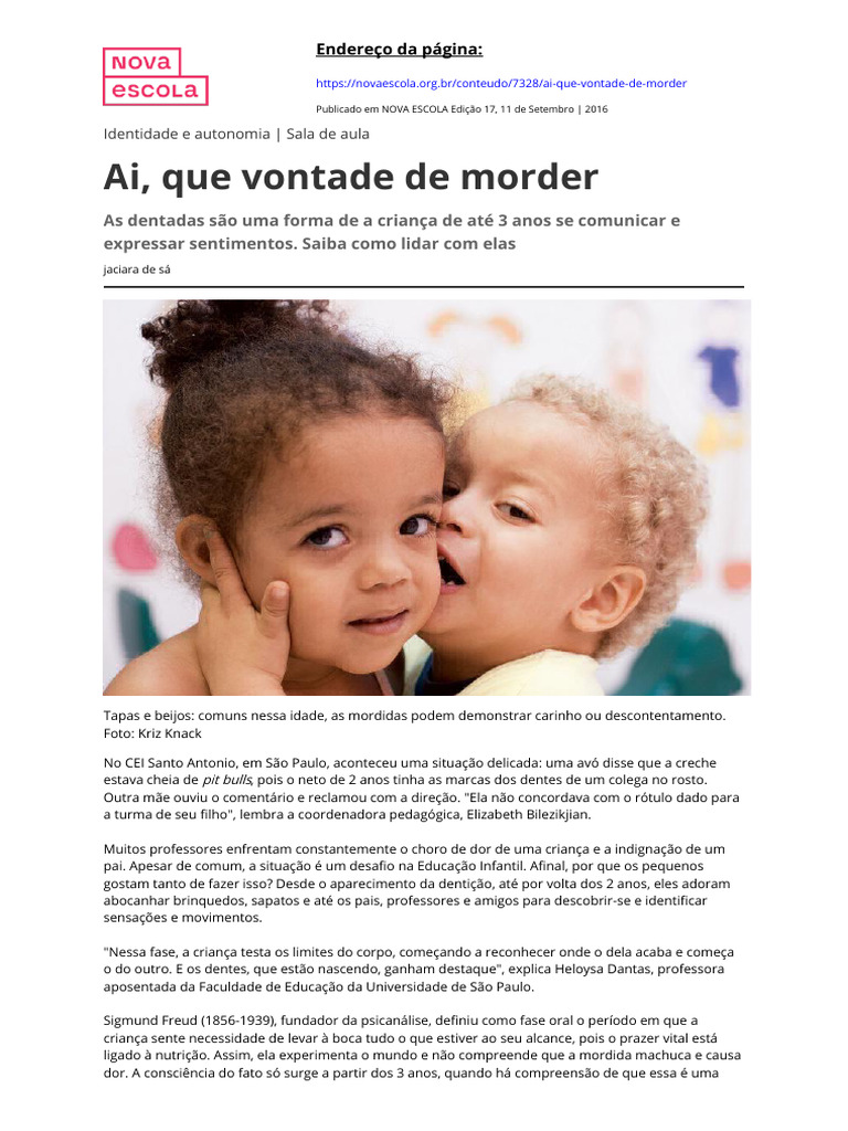 Ai Que Vontade de Morder | PDF | Psicologia