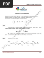 Friedel Crafts Reactions