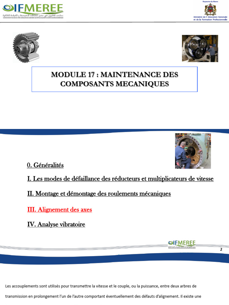 Maintenance des Composants Mécaniques | PDF | Courroie | Machine