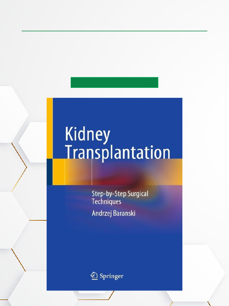 Kidney Transplantation Surgical Guide | PDF
