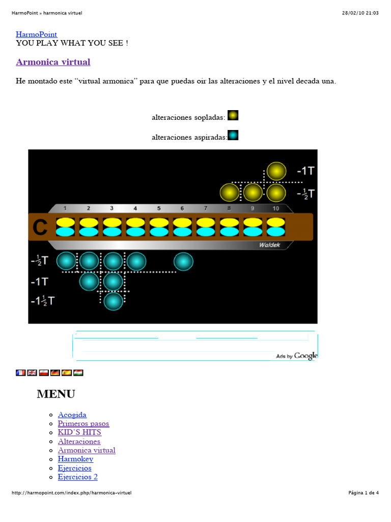 Virtual Harmonica: Play & Learn Online | PDF | Music Technology | Folk ...