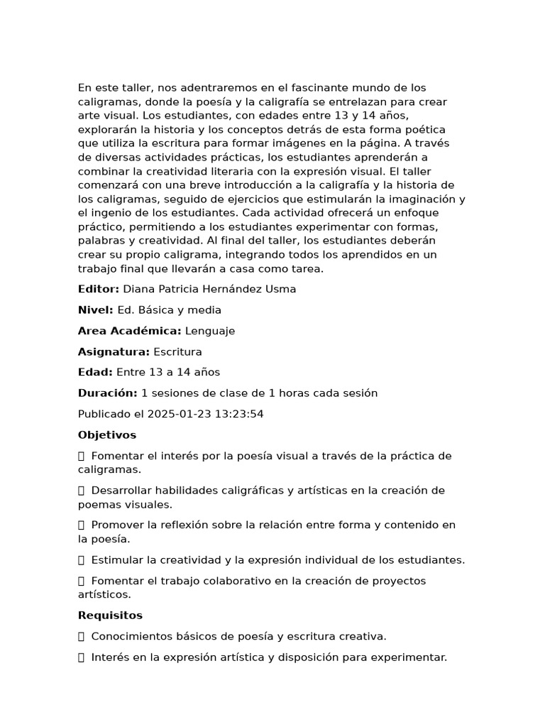 En Este Taller | PDF | Inteligencia artificial | Inteligencia (IA) y ...
