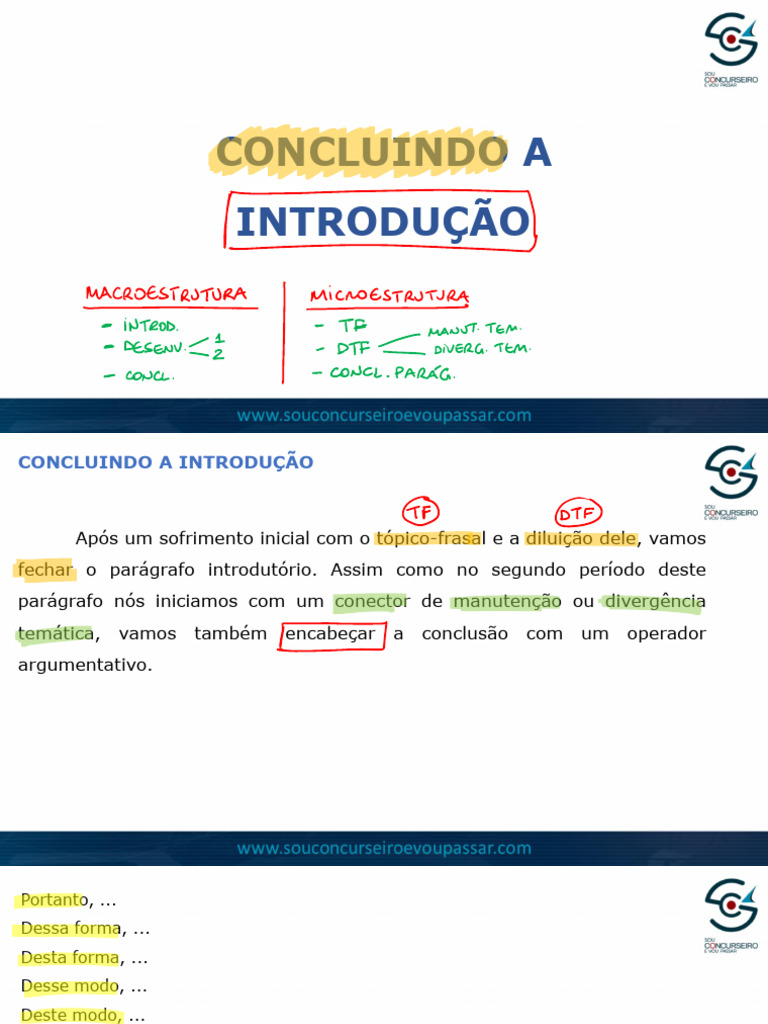 Conclusão de Redações: Dicas e Exemplos | PDF
