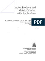 Alexander Graham - Kronecker Products and Matrix Calculus With Applications
