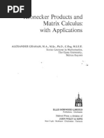 Alexander Graham - Kronecker Products and Matrix Calculus With Applications