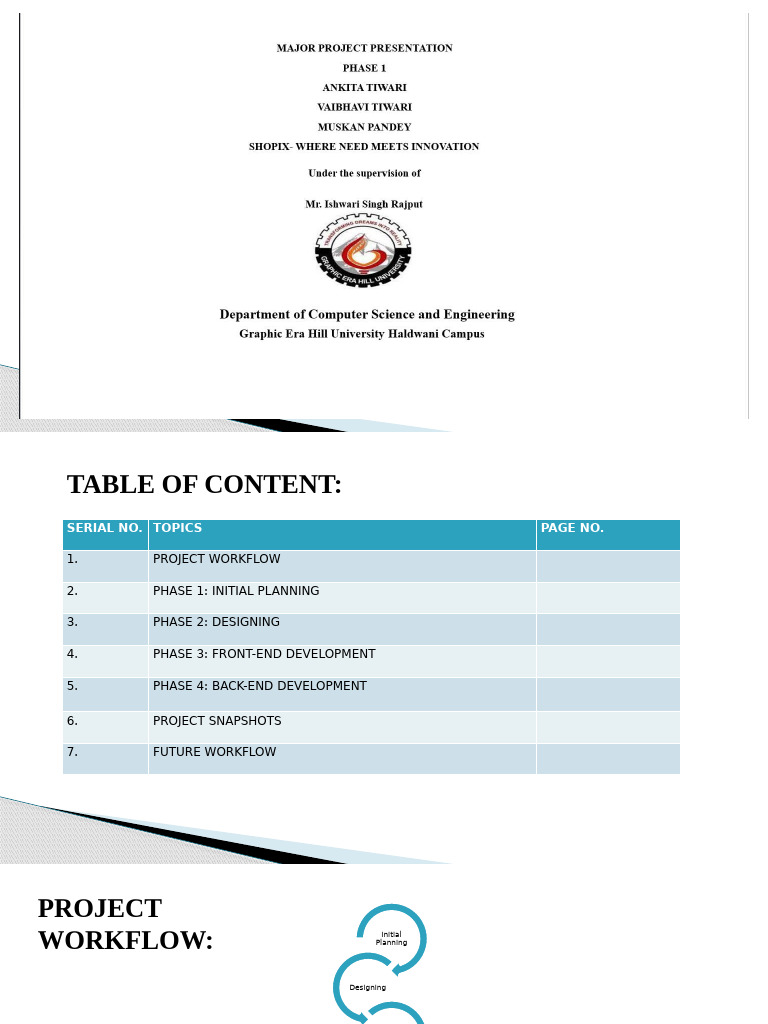 Comprehensive Project Workflow Guide | PDF | Databases | Information ...