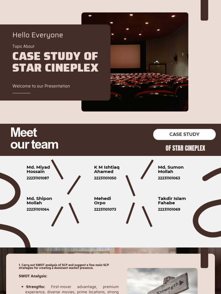 Star Cineplex SWOT and Market Strategies | PDF | Pricing | Brand