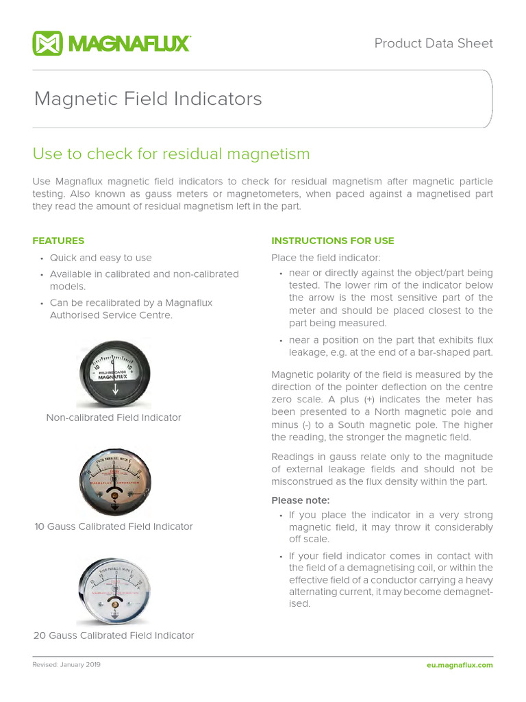 Magnetic Field Indicator Overview | PDF | Magnetic Field | Magnetometer