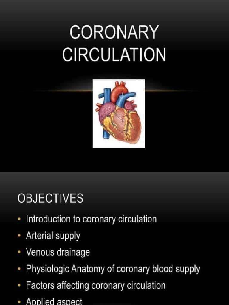 Coronary Circulation | PDF