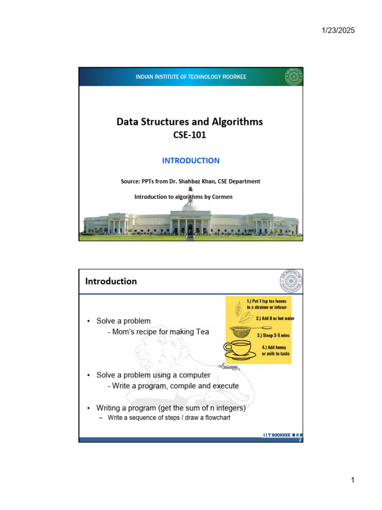 Data Structures and Algorithms Overview | PDF | Function (Mathematics ...