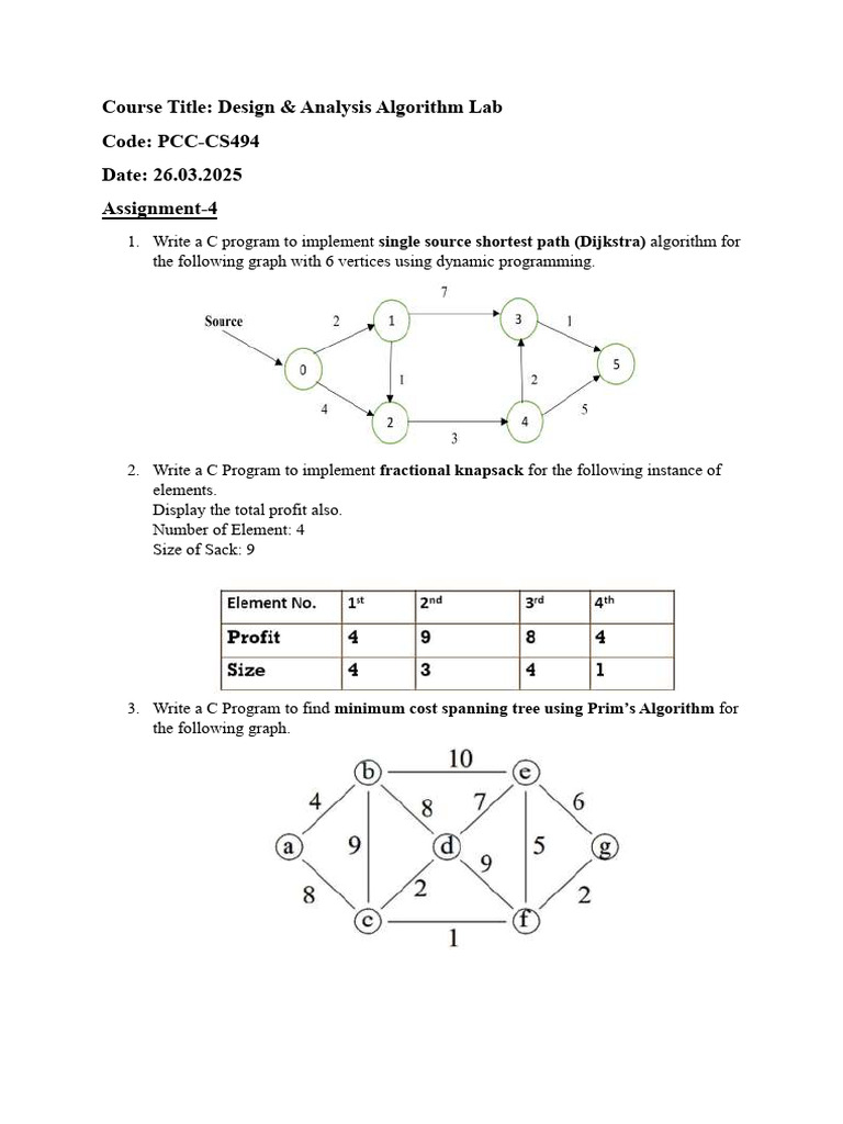 Assignment 4 | PDF