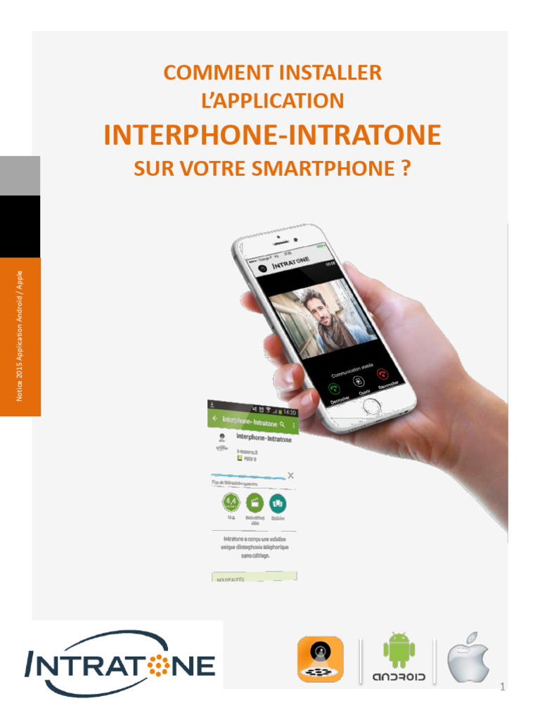 Installer l'application Intratone | PDF | Android (Système d ...