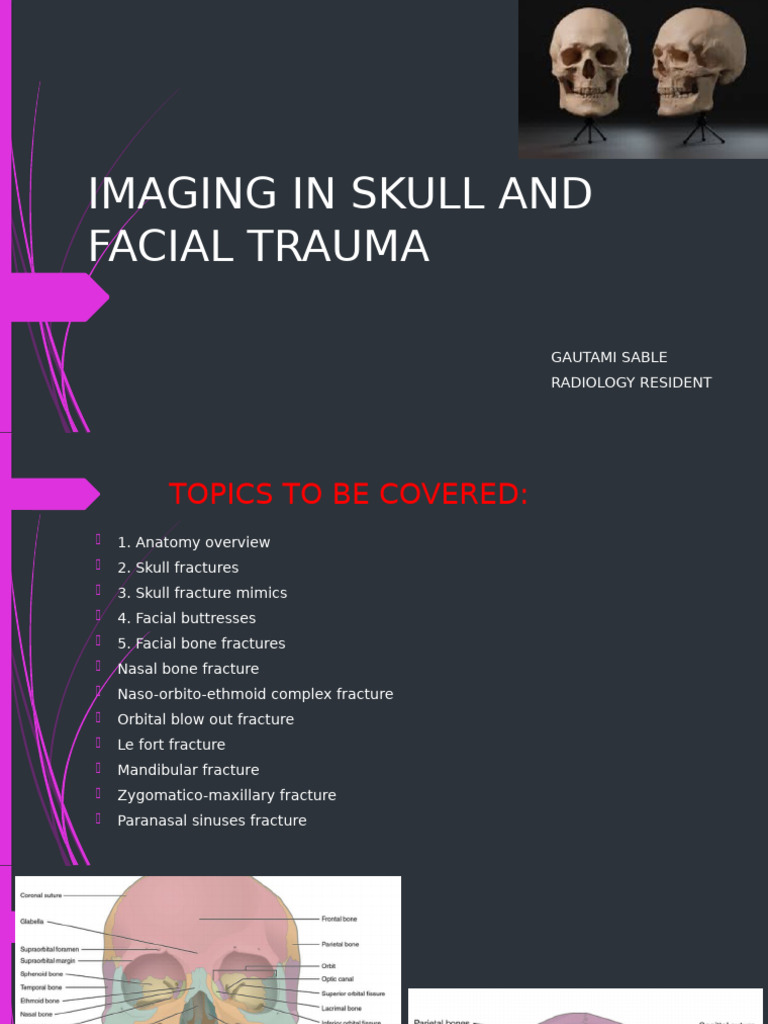 Imaging in Skull and Facial Trauma | PDF | Human Nose | Surgical ...