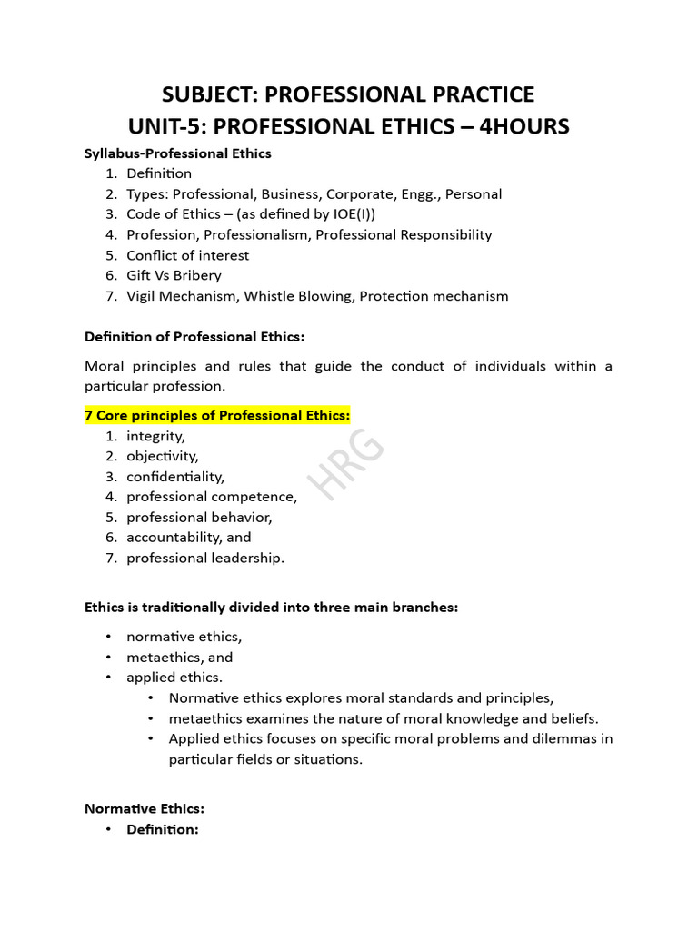 Professional Ethics in Engineering | PDF | Morality