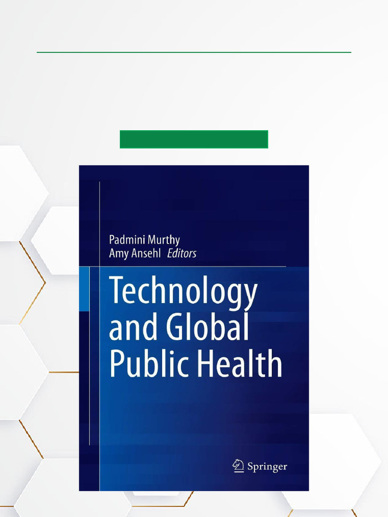 Technology and Global Public Health 1st Edition Open Access Download ...