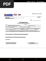 Social Pension Authorization Form 2026 | PDF