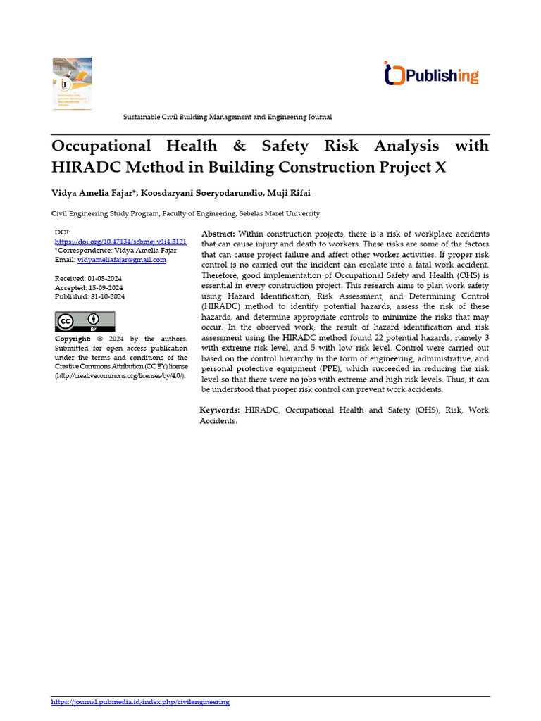 Occupational+Health+&+Safety+Analysis+with+HIRADC+Method+in+Building ...