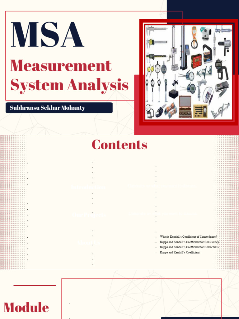 Measurement System Analysis Overview | PDF | Accuracy And Precision ...