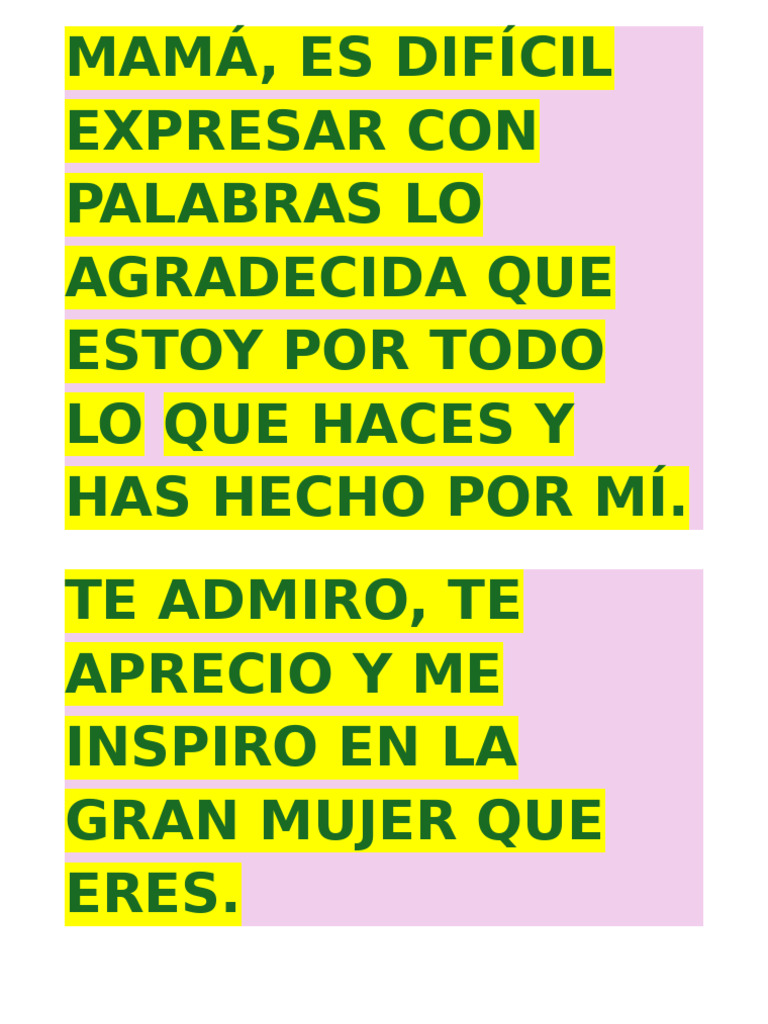Mamá | PDF