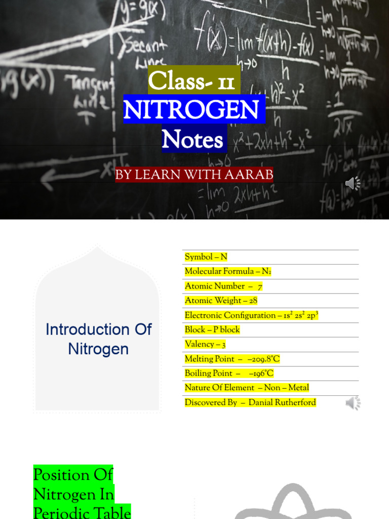 Nitrogen | PDF