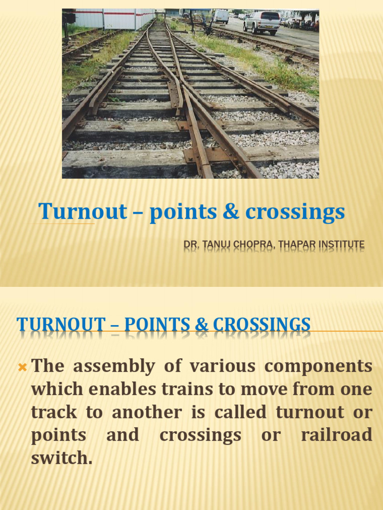 Railway Turnout Design and Components | PDF | Rail Transport | Land ...