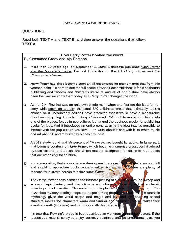 Language Worksheet | PDF | Harry Potter | Books