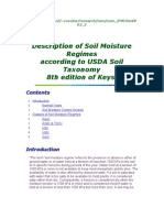 Soil Moisture Regimes